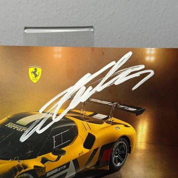 Ferrari 296 GT3 EVO - Official Fan Card - Leclerc Signed &, Collections