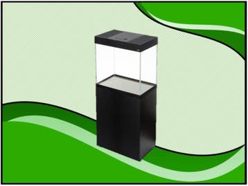Aquael OptiSet 130 Aquarium Zwart - 60cm met meubel, Dieren en Toebehoren, Verzenden, Nieuw, Verlichting of Verwarming