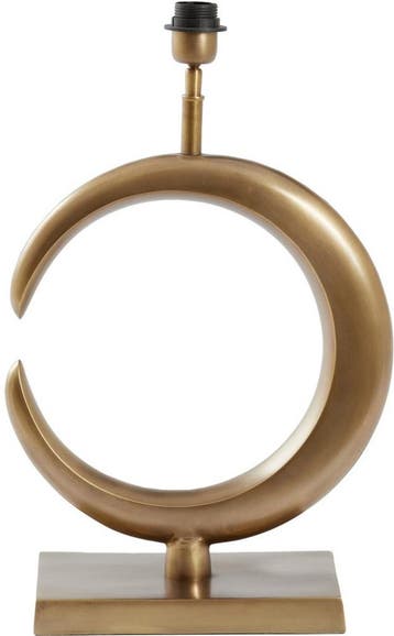 2dekans | Light & Living Tafellamp Lune 50cm hoog - Antiek, Ophalen of Verzenden