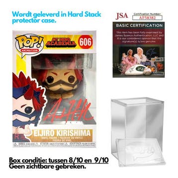 Gesigneerde Funko Pop!MHA  Eijiro Kirishima 606, Verzenden, Nieuw
