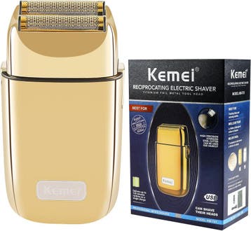 Kemei Metalen Foil Shaver - Stijlvol & Duurzaam. De ultie..., Verzenden, Zo goed als nieuw, Scheren en Epileren