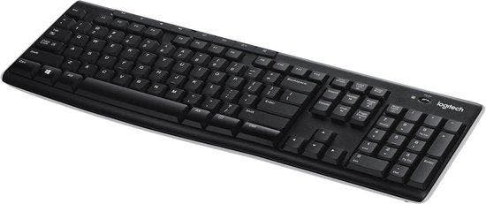 Logitech K270 draadloos QWERTZ toetsenbord - Zwitserse la..., Computers en Software, Netwerk switches, Nieuw, Verzenden