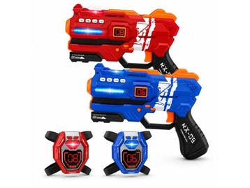 Veiling - Lasergame Set 2 Pistolen met Targets voor Kinderen, Enfants & Bébés, Jouets | Extérieur | Jeu d'action