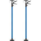 tectake 2 plafondsteunen 115 tot 290 cm - blauw, Doe-het-zelf en Bouw, Verzenden, Nieuw