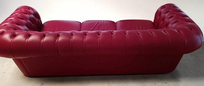 Doimo Salotti - Sofa - Chesterfield - Leder, Antiquités & Art, Curiosités & Brocante