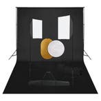 vidaXL Fotostudioset met softboxlampen, achtergrond en, Verzenden