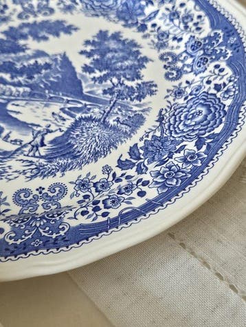 Villeroy & Boch - 6er-Set Speiseteller „Burgenland“ Blau – 3, Antiek en Kunst