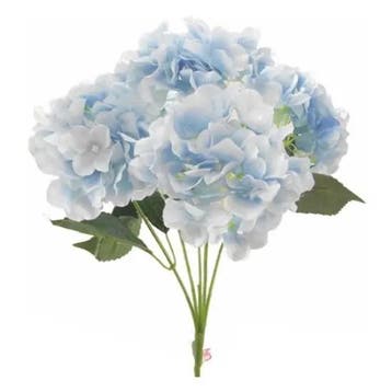 Hortensia boeket Licht Blauw 45 cm, Nieuw