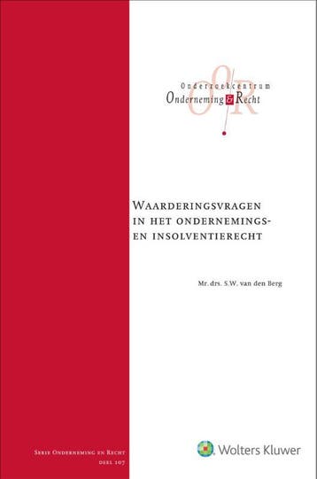 Waarderingsvragen In Het Ondernemings- En Insolventierecht, Verzenden, Nieuw
