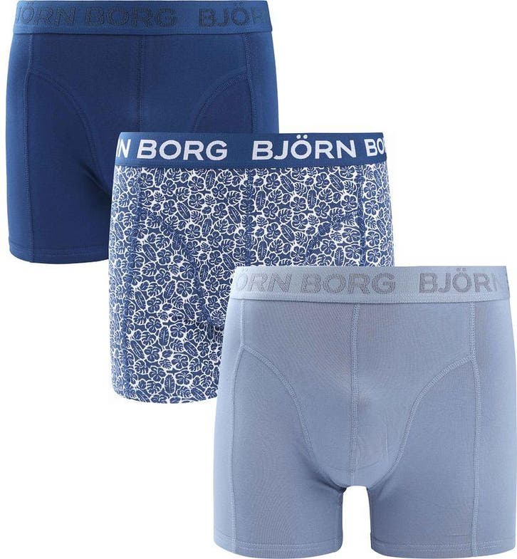 Bjorn Borg Boxers 3Pack Stretch Blauw maat M Heren, Kleding | Heren, Ondergoed, Boxer, Verzenden