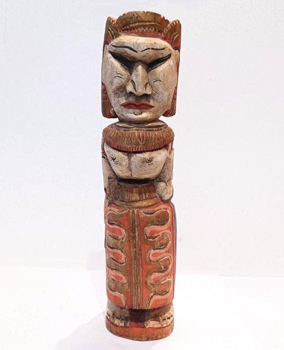 Batara Kala-beeld (42 cm) - Hout - Indonesië - 20e eeuw, Antiquités & Art, Art | Art non-occidental