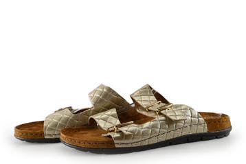 Rohde Slippers in maat 42 Goud, Verzenden, Slippers