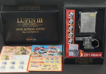 Zippo - Lupin III Gun Action Zippo Special Edition (Zenigata, Nieuw