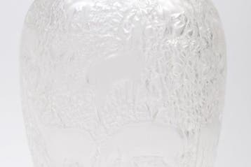 Lalique - Vaas - Kristal - hinden, Antiek en Kunst