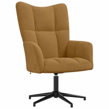 Draaibare relaxstoel bruin - Tweede kansje, OP = OP!, Maison & Meubles, Verzenden