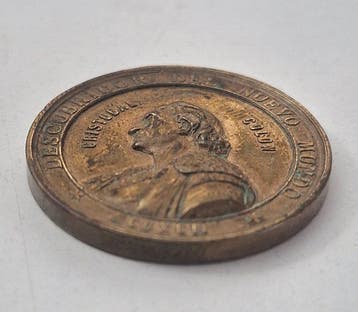 Spanje. Medal 1892 IV Centenario descubrimiento de América