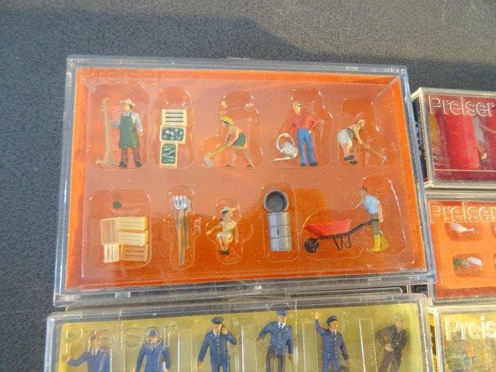 Preiser H0 - Treinset (11) - 11-set met figuren, Hobby en Vrije tijd, Modeltreinen | H0