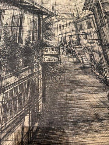Jean Carzou (1907-2000), attributed to - Paysage, Antiquités & Art