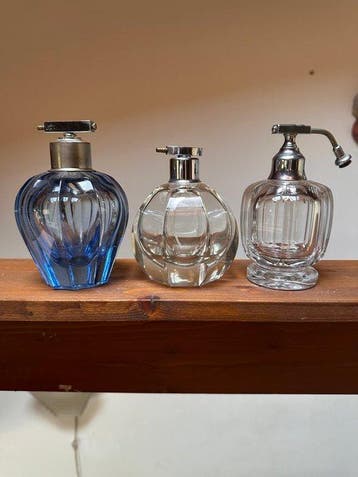 Flacon de parfum (3) - Cristal, Métal