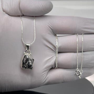 Argent - Pendentif - météorite