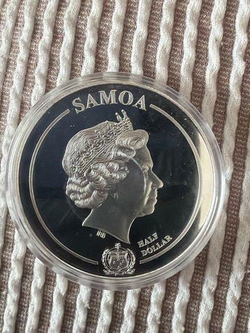 Samoa. 1/2 Dollar 2020 Harry Potter - Hufflepuff - 1 oz