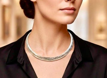 Sans prix de réserve - Collier Argent, Bijoux, Sacs & Beauté