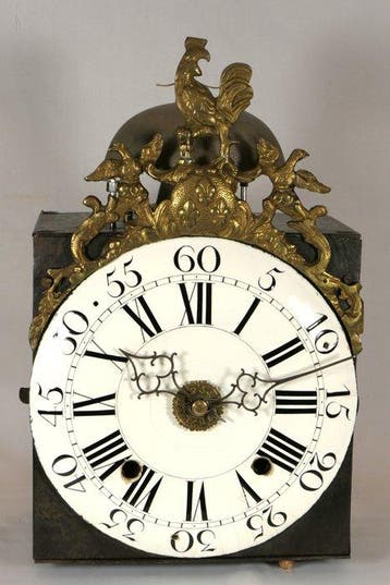 Wandklok - Metaal - 1750-1800 - Kleine comtoise, Antiek en Kunst, Antiek | Klokken