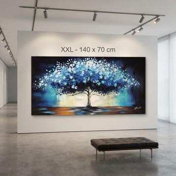 Monika Spiewak - Tree - Oil Painting Stretched On The Frame