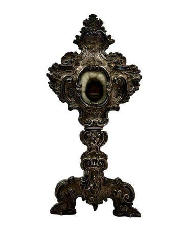 Reliquaire à ostensoir avec relique de Saint Pierre - 30 cm