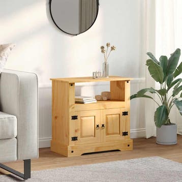 vidaXL Tv-meubel Mexicaans grenenhout Corona-stijl 80x43x78, Verzenden, Nieuw