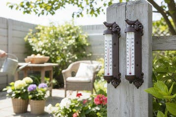Thermometer - Gietijzer, Antiek en Kunst