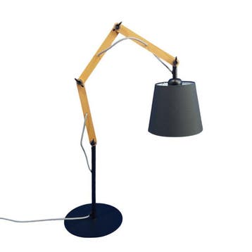 Seed Design - Tafellamp - Teo - Metaal, Hout, stof -