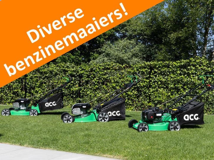 BENZINEGRASMAAIERS - Beste prijs en kwaliteit! -  ACTIE!, Tuin en Terras, Grasmaaiers, Cirkelmaaier, 50 cm of meer, Mulchfunctie