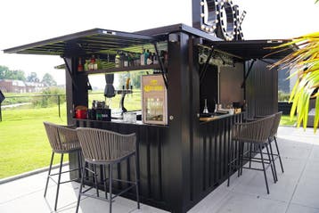 buiten bar voor op uw terras? Zelfbouwcontainer Bestel snel!, Doe-het-zelf en Bouw, Ophalen