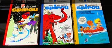 Spirou (magazine) - Recueils N°120 au N°122 + 5 magazines -