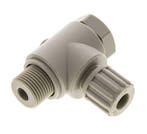 8x6mm & G3/8'' Pp L-Vorm Knelfitting Buitendraad Banjo Bout, Verzenden, Nieuw