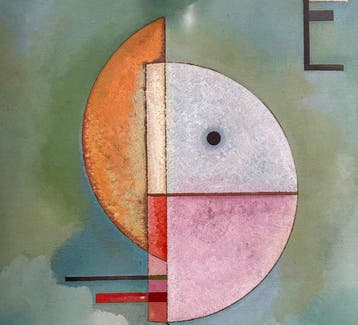 Wassily Kandinsky (1866-1944) - “Empor, 1929”. Gesigneerd en