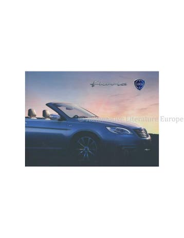 2012 LANCIA FLAVIA CABRIOLET BROCHURE NEDERLANDS