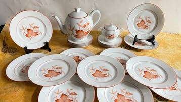 Haviland & Co. Limoges - Ontbijtservies (21) - Porselein, Antiquités & Art
