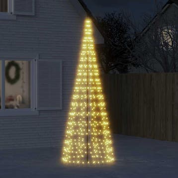 vidaXL LED-kerstboom 550 LEDs warm wit 300 cm, Verzenden, Nieuw