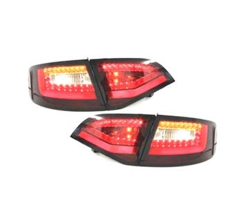 FEUX ARRIÈRE LED DINAMIQUE AUDI A4 B8 09-13 AVANT ROUGE FUMÉ, Verzenden