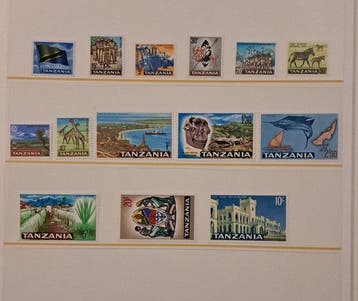 Tanganyika - Tanzanie 1961/1967 - Belle série thématique -, Gestempeld