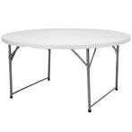 Inklapbare Buffettafel | CATERING | Kunststof/Metaal | Wit, Verzenden, Nieuw in verpakking