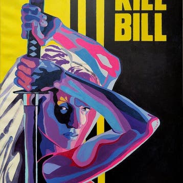 Francesco Dezio - Kill Bill – Serie Pop Icons – Dipinto, Antiek en Kunst