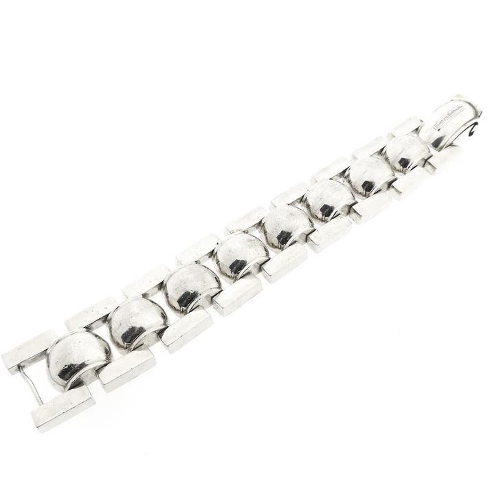 Zilveren Buddha to Buddha armband; Batul (Schakelarmband), Handtassen en Accessoires, Armbanden, Overige kleuren, Gebruikt, Zilver