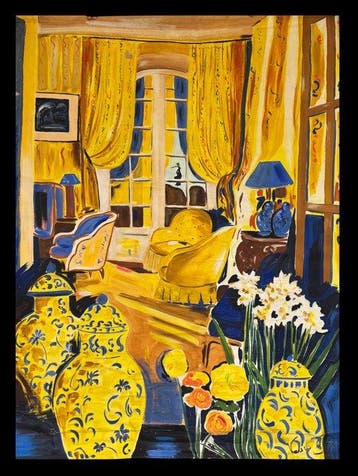 French School (XX) - The Golden Room - XL format