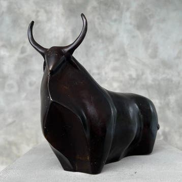 Sculpture, NO RESERVE PRICE - Abstract Bull Sculpture - 14