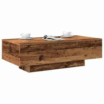 vidaXL Salontafel 100x49,5x31 cm bewerkt hout oud, Huis en Inrichting, Tafels | Salontafels, Verzenden, Nieuw