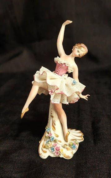Capodimonte - Giuseppe Cappè - Figuur - Coppia di dame (2) -