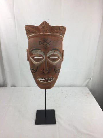 Masker - Mwana Pwo - Chokwe - DR Congo (Zonder minimumprijs)